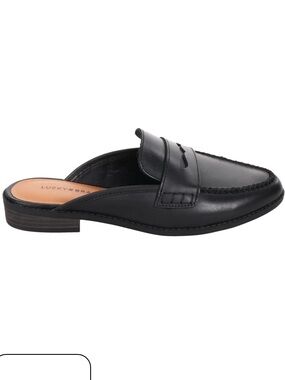Lucky Brand Leather Mule Black 8.5